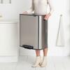 Cubo con Pedal 60L Acero Inoxidable Cepillado Brabantia 