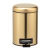 Gold Stainless Steel Pedal Bin 3l