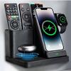 3-in-1 Charging Station with PU Leather Organizer