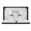 Horizontal Wall Mounted Baby Changing Station HDPE Antibacterial Black