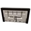 Horizontal Wall Mounted Baby Changing Station HDPE Antibacterial Black