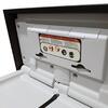 Horizontal Wall Mounted Baby Changing Station HDPE Antibacterial Black