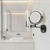 Espejo Extensible Negro con Luz y Aumento 3x