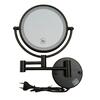 Espejo Extensible Negro con Luz y Aumento 3x