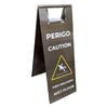 Sinal de Pavimento Inox Escovado