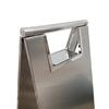 Sinal de Pavimento Inox Escovado