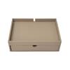Smart Welcome Tray Beige PU Leather