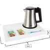Wood White Signum Tray With Star Kettle