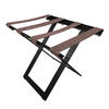 Black Metallic Design Luggage Support