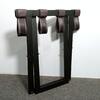 Black Metallic Design Luggage Support