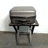 Black Metallic Design Luggage Support
