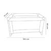 Grey Portable Travel Crib for Hotel