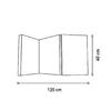 Grey Mattress for Travel Crib Hotel 60x120cm