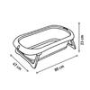 Foldable Baby Bathtub with Drainage System