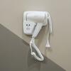 Secador Cabelo Parede 1200W com tomada máquina barbear 220V WC Hotel
