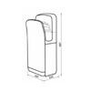 Automatic Hand Dryer ABS Silver