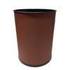 Leather Coated Recycling Bucket with Separators 3x4.5L