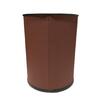 Leather Coated Recycling Bucket with Separators 3x4.5L