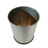  Cubo de Reciclaje de Acero Inoxidable con 3 Separadores