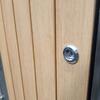 Stainless Steel Ashtray Recycling Bin with Wood Effect