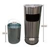 Papeleira Cinzeiro Aço Inox 10L