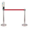 Alcohol Gel Dispenser with Queue Organizer Stand