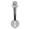 Poste Gestor de Fila Inox Brilhante