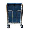 Carro de Lavandaria Inox 201 Dobrável Saco Azul 210L