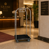Cubo Compact Chrome Hotel Luggage Cart