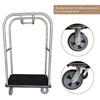 Silver Luggage Trolley without Crown