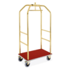 Carro Bagagem Dourado BIRDCAGE 99x59x189 Tapete Vermelho