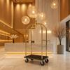 BIRDCAGE Trolley portaequipajes 79x59x189 Mat Negro