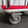 Luggage Trolley Hotel Chrome 79X59X189 Red Carpet