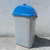 Ecopunto 50L con Tapa Basculante Azul en Polipropileno