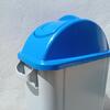 Ecopunto 50L con Tapa Basculante Azul en Polipropileno