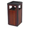 Papelera exterior con cenicero 25l Madelux