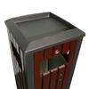 Papelera exterior con cenicero 25l Madelux