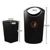 50L Coated Iron Waste Bin with Inner Container