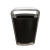 Outdoor Waste Bin Stainless Steel and Coated Iron