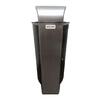 Outdoor Waste Bin Stainless Steel and Coated Iron