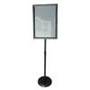 A3 Information Display Stand Matte Black
