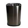 Cubo de Hotel Cuadrado 7L Cuerpo Doble y Bolsa Oculta Tungsteno
