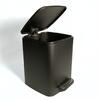 Black Square Bucket 6L Soft Close