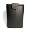 Black Square Bucket 6L Soft Close