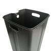 Cubo Basura Cuadrado de 30L Pedal Soft Close Acero Inoxidable Cepillado