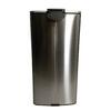 Cubo Basura Cuadrado de 30L Pedal Soft Close Acero Inoxidable Cepillado