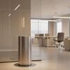 77 cm Stainless Steel Waste Bin