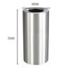 77 cm Stainless Steel Waste Bin