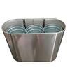 Ecopunto de Reciclaje 3x40L en Acero Inoxidable