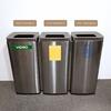 Ecopunto de Acero Inoxidable Anti-Huellas 3x30L